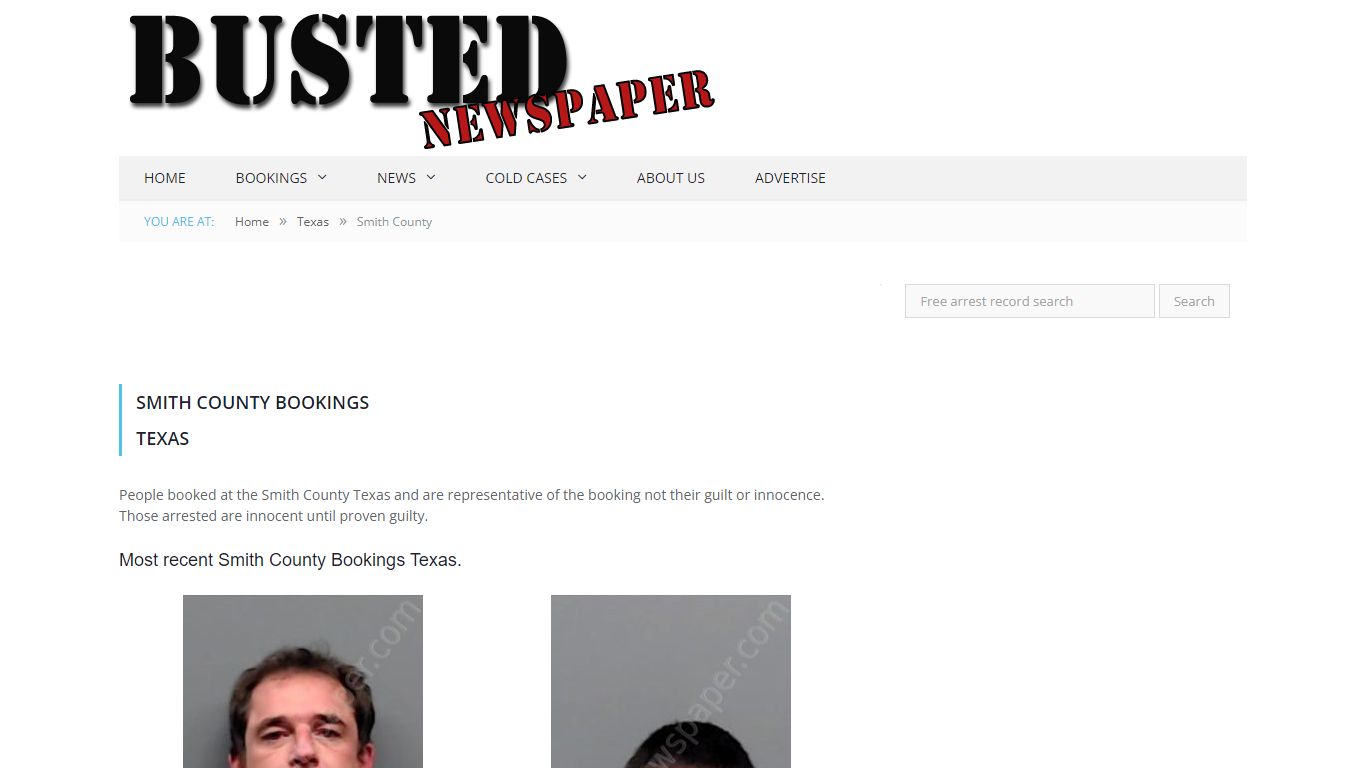 Smith County, TX Mugshots - BUSTEDNEWSPAPER.COM